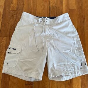 Nautica Men's Quick Dry Polyester Swim Trunks Size Medium